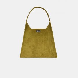 W Bag Frasette in pelle scamosciata senape M 
