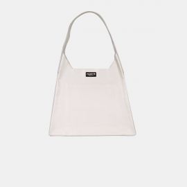 W Bag Frasette in pelle beige M 