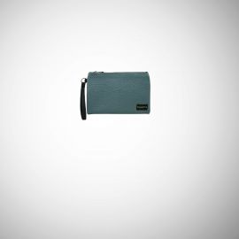 Pochette Frasette in pelle ottanio stampa elefante S