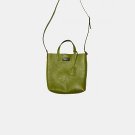 Sack Bag Frasette in pelle verdone S