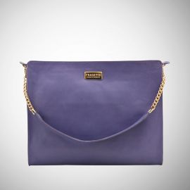 Work Bag Frasette in pelle glicine